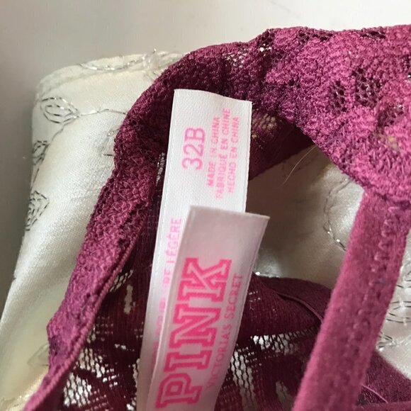 Maroon Racer Back Lightly Lined Bra - Picture 4 of 4